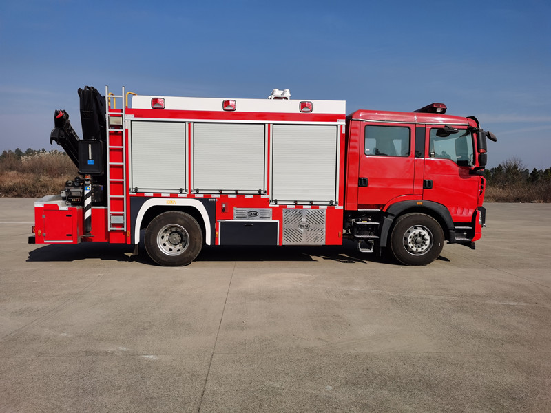 豪沃單橋搶險救援車(chē)