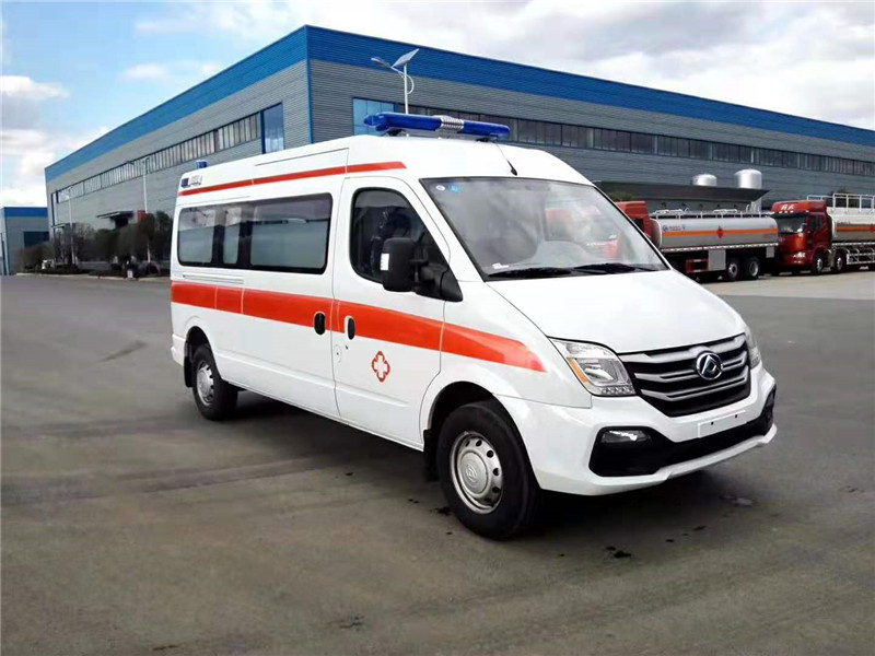 上(shàng)汽大(dà)通(tōng)V80長(cháng)軸中頂救護車(chē)（柴油版）
